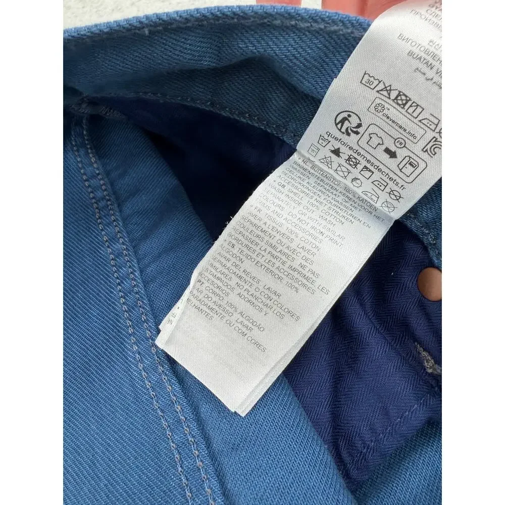 NWT G-Star Raw Type 96 Loose Sea Blue Vintage Wash Jeans Denim Size 36/32